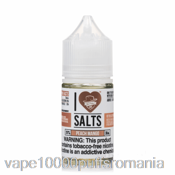 Vape Romania Piersici Mango - Iubesc Sarurile - 30ml 25mg